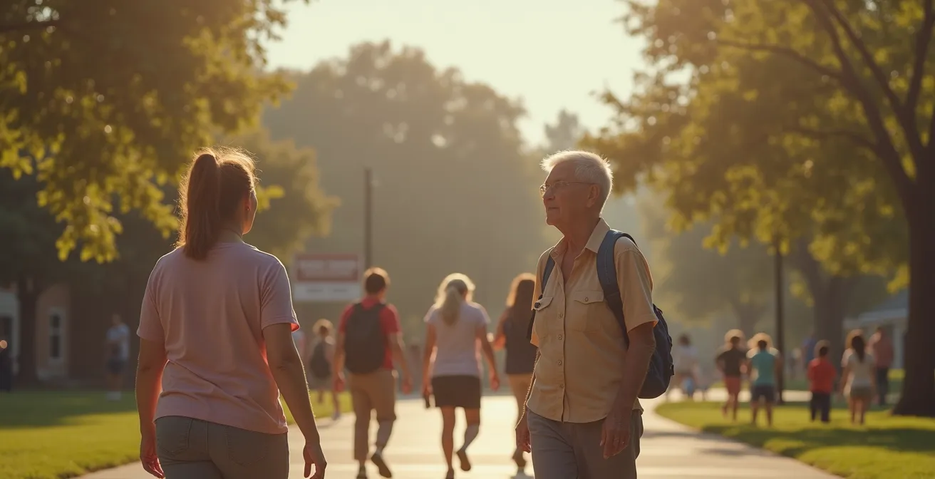 Mehrgenerationen-Hausgemeinschaft mit Studenten, Familien und Senioren in einem freundlich genutzten Wohnumfeld