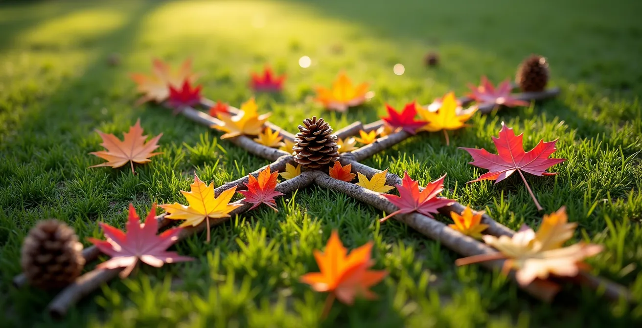 Kinder in Aktion bei einer spannenden Schatzsuche
